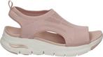 Skechers Dames Sandalen - licht roze;wit - Maat 40 Arch F..., Vêtements | Femmes, Chaussures, Verzenden