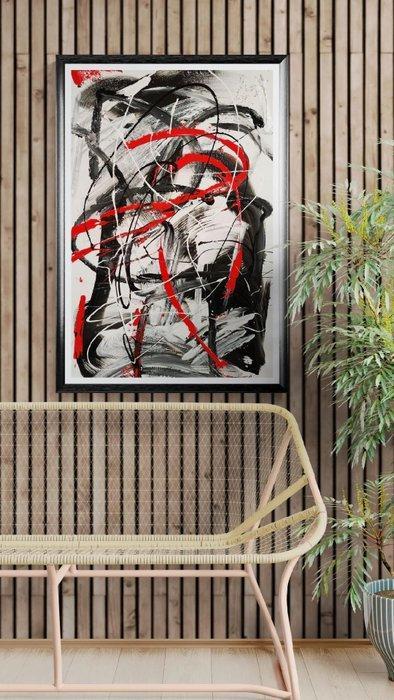 Luc Mora - Sang et noir - XXL, Antiek en Kunst, Kunst | Designobjecten