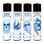 Clipper Aansteker - Tattoo Delft Blue       4 stuks, Verzamelen, Verzenden, Nieuw