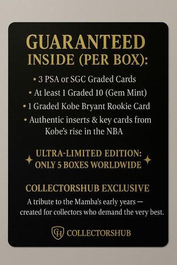 Collectorshub Kobe Ascends - 1 Mystery box - Presque parfait