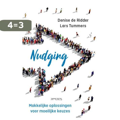 Nudging 9789044639322 Denise De Ridder, Boeken, Psychologie, Gelezen, Verzenden