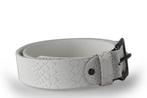 Ziengs Riem Wit | 5% extra korting, Kleding | Heren, Riemen en Ceintuurs, Verzenden, Zo goed als nieuw, Wit, Ziengs