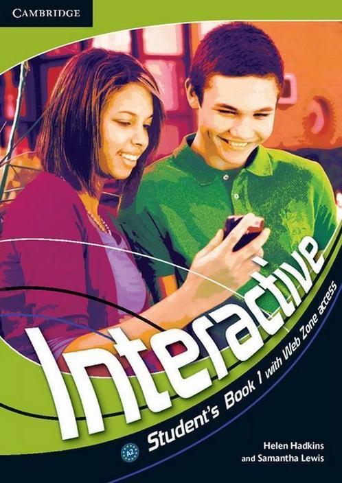 Interactive 1 students book + web zone acces code, Livres, Livres Autre, Envoi