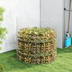 vidaXL Compostbak Ø100x100 cm gegalvaniseerd staal, Verzenden, Nieuw