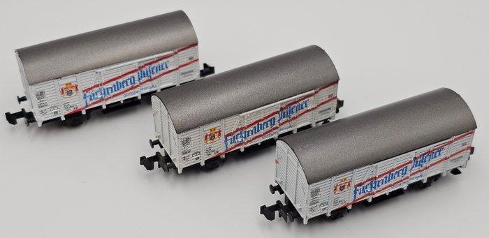 Roco N - 2321B - Modeltrein goederenwagon (3) - Set van drie, Hobby en Vrije tijd, Modeltreinen | N-Spoor