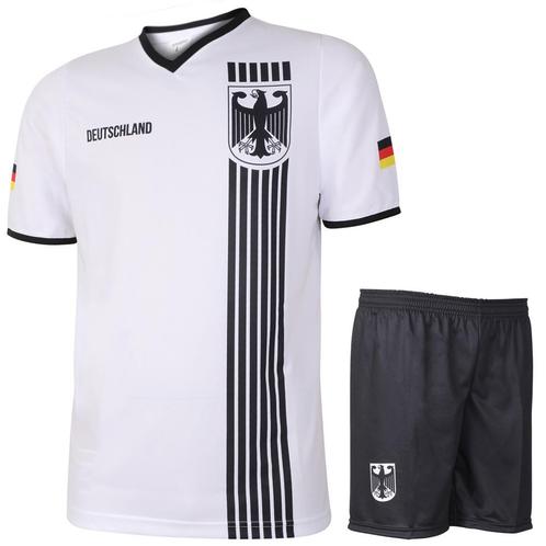 Kingdo Duitsland Voetbaltenue Thuis - Strepen Zwart Wit -, Sport en Fitness, Voetbal, Bal, Nieuw, Verzenden