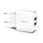 2.1A Stekkerlader - Dual 2-Port USB Fast Charge Oplader Muur, Nieuw, Verzenden