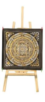 Painting of Tibetan Tradition - Mandala Gold and Silver, Huis en Inrichting, Nieuw