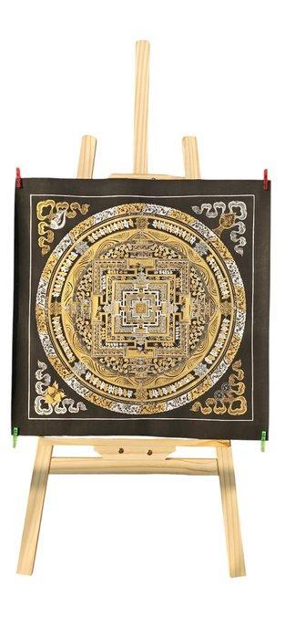 Painting of Tibetan Tradition - Mandala Gold and Silver, Maison & Meubles, Maison & Meubles | Autre