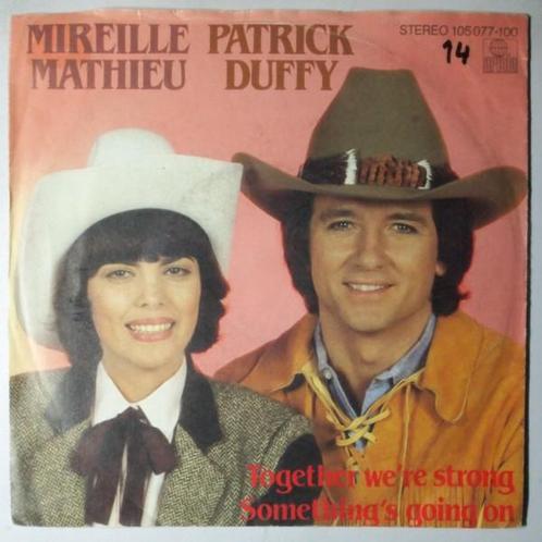 Mireille Mathieu and Patrick Duffy - Together were strong..., Cd's en Dvd's, Vinyl Singles, Single, Gebruikt, 7 inch, Pop