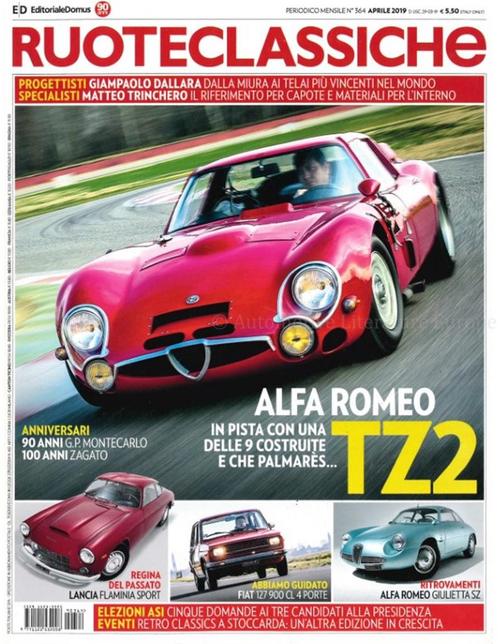 2019 RUOTECLASSICHE MAGAZINE 364 ITALIAANS, Boeken, Auto's | Folders en Tijdschriften