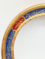 Lijst - Hout, Goud - Houten lijstje uitgehouwen en bekleed