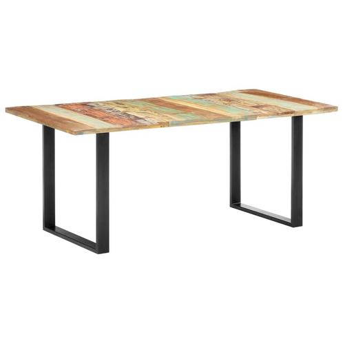 vidaXL Table à manger 180x90x76 cm Bois de récupération, Maison & Meubles, Tables | Tables à manger, Neuf, Envoi