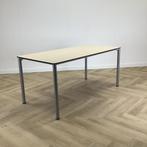 Tweedehands Eromes kantinetafel 160x80 cm, Ahorn - grijs, Gebruikt, Bureau