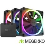 NZXT F120 RGB - 120mm RGB Fans - Triple - Black, Nieuw, Verzenden