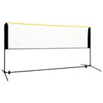 vidaXL Badmintonnet verstelbaar 300x103x94-158 cm metaal, Verzenden, Nieuw