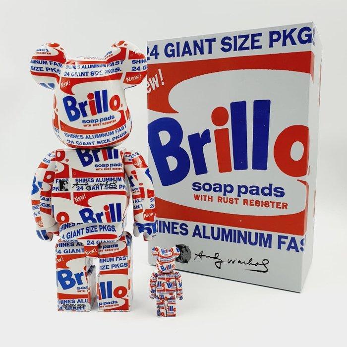 Andy Warhol x Medicom Toy - Andy Warhol Brillo 400% & 100%, Antiek en Kunst, Kunst | Designobjecten
