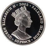 Falkland Islands. 50 Pence 2002 Golden Jubilee -Scepter and