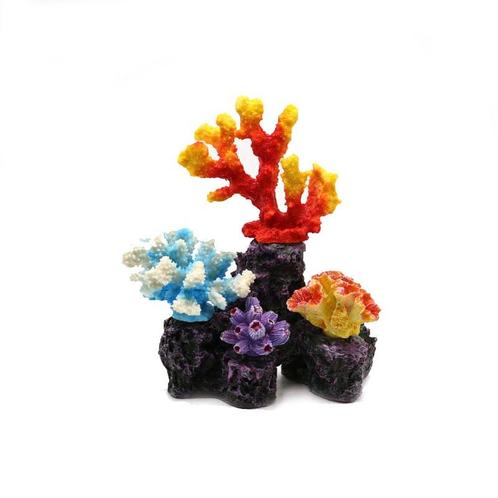 Kunstkoraal set 4 kleuren koraal OS-294 - aquarium decoratie, Dieren en Toebehoren, Vissen | Aquaria en Toebehoren, Sierelement
