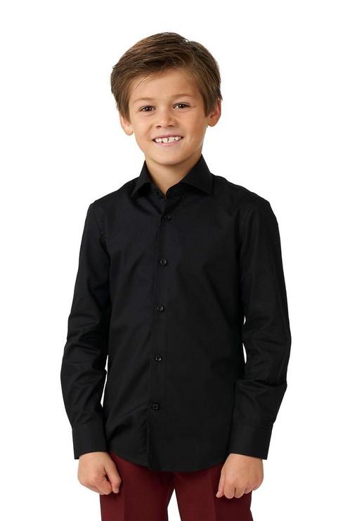 Zwart Overhemd Jongen OppoSuits, Kinderen en Baby's, Carnavalskleding en Verkleedspullen, Nieuw, Verzenden