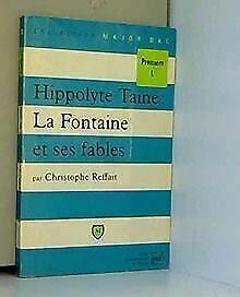 Hippolyte Taine : La Fontaine et ses fables von Ref...  Book, Livres, Livres Autre, Envoi