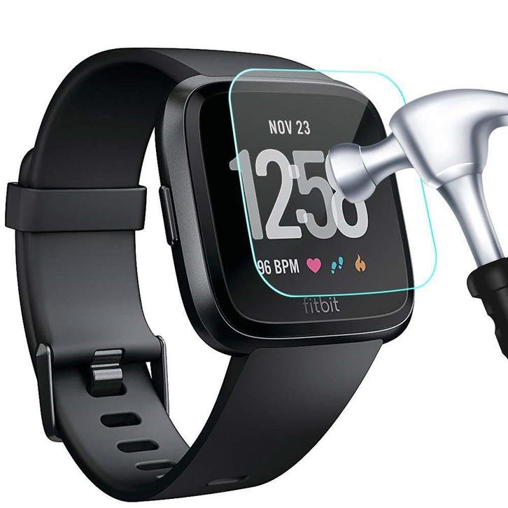 DrPhone Fitbit Versa Glas Screenprotector- Tempered Glass -, Bijoux, Sacs & Beauté, Montres connectées, Envoi