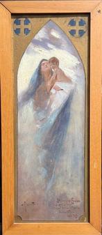 Oscar Ricciardi (1864-1935) - Madonna con bambino