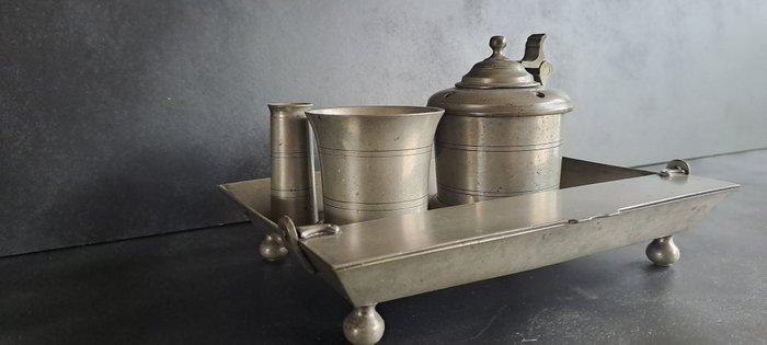 Abraham Reynders - Inktpot - Tin, Antiek en Kunst, Curiosa en Brocante