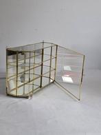 Vitrinekast - Glas, Verguld