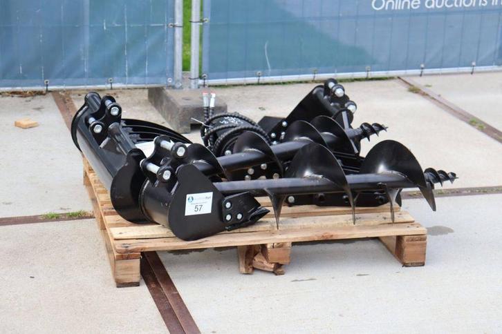 Veiling: 9 delig excavator attachment XY Industrial XY-08.T-, Zakelijke goederen, Machines en Bouw | Onderdelen, Ophalen
