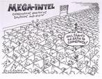 Pentekening Amerika - Amerikaanse inlichtingendienst, Antiek en Kunst, Kunst | Tekeningen en Fotografie, Verzenden