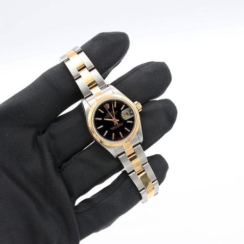 Rolex Lady-Datejust 26 69163 uit 1990, Bijoux, Sacs & Beauté, Montres | Femmes, Envoi