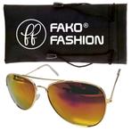 Fako Fashion® - Pilotenbril - Piloot Zonnebril - Heren, Bijoux, Sacs & Beauté, Lunettes de Soleil & Lunettes | Femmes, Verzenden