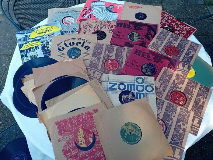 Various Artists - Collection of 39 x Shellac records 78 RPM, Cd's en Dvd's, Vinyl Singles