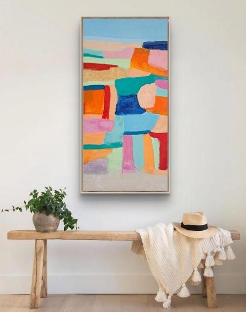 Gaby Acevedo - Lucis fragmenta n°5 - No Reserve, Antiek en Kunst, Kunst | Schilderijen | Modern