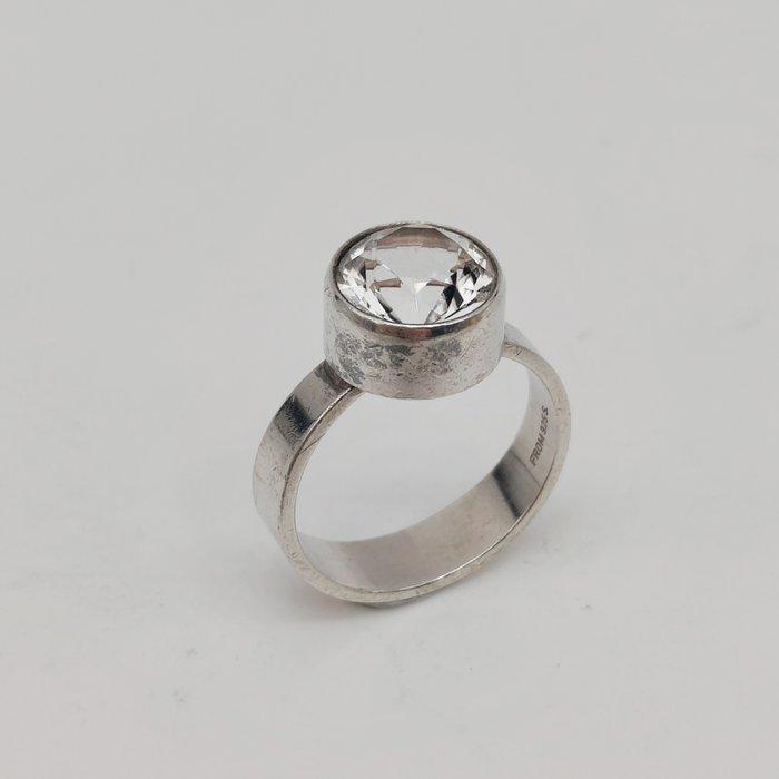 Sans Prix de Réserve - Niels Erik From - Bague Argent Quartz, Handtassen en Accessoires, Ringen