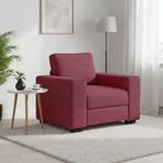 vidaXL bank / zetelstoel Wijnrood 100x77x82 cm Stof, Huis en Inrichting, Verzenden, Nieuw