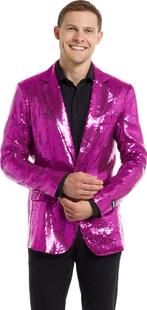 Suitmeister Sequins Roze - Heren Blazer - Kerst - Oud en..., Verzenden, Nieuw