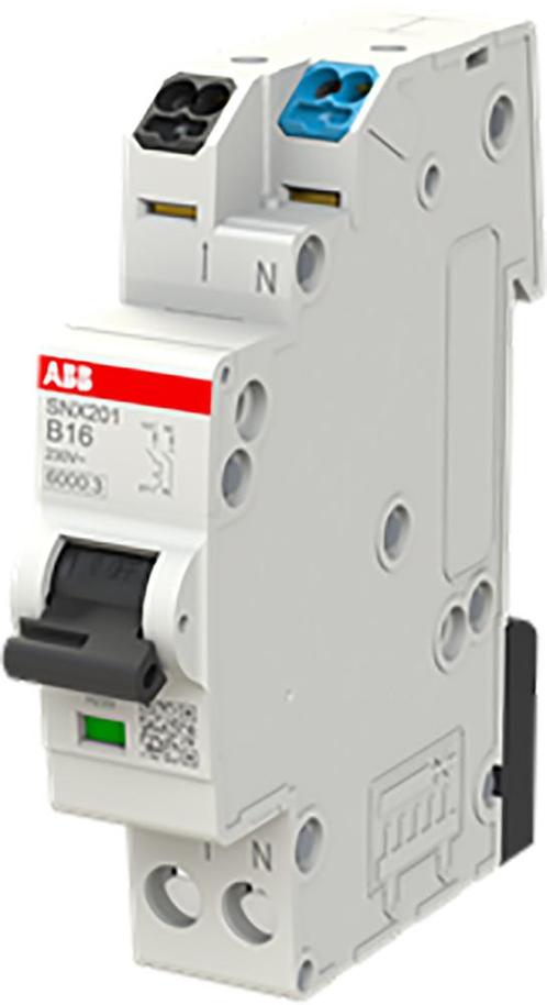 ABB SNX201 B16 Disjoncteur Monopolaire 16A - 2CSS255301R0165, Doe-het-zelf en Bouw, Elektriciteit en Kabels, Verzenden