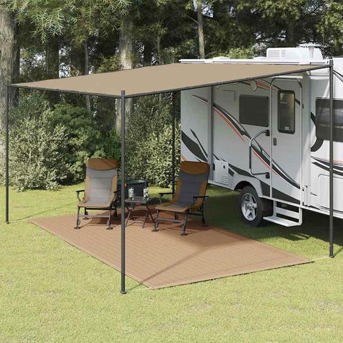 vidaXL Tenttapijt 200x400 cm taupe, Caravans en Kamperen, Tentaccessoires, Nieuw, Verzenden