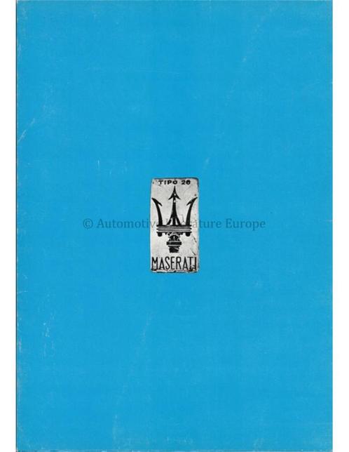 1978 MASERATI PORTFOLIO BROCHURE, Boeken, Auto's | Folders en Tijdschriften