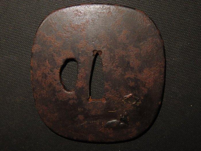 Katana - Gietijzer - Daito Scenery Tsuba : C5-167 - Japan -, Antiek en Kunst, Antiek | Overige Antiek