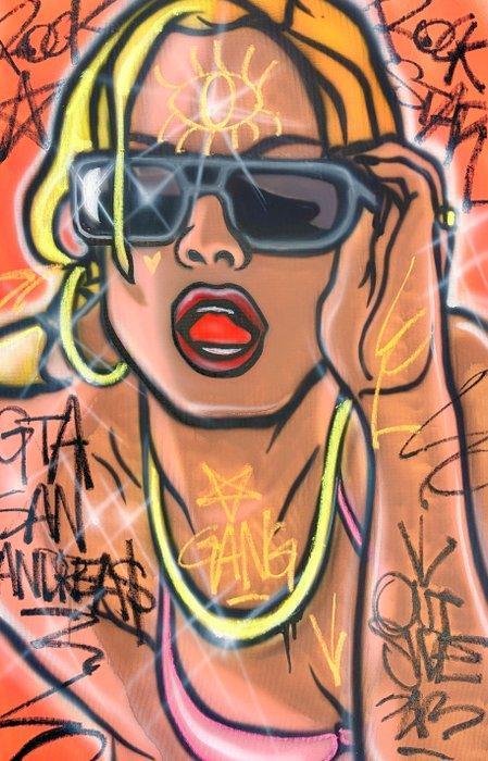 Outside313 - GTA San Andreas, Antiek en Kunst, Kunst | Schilderijen | Modern
