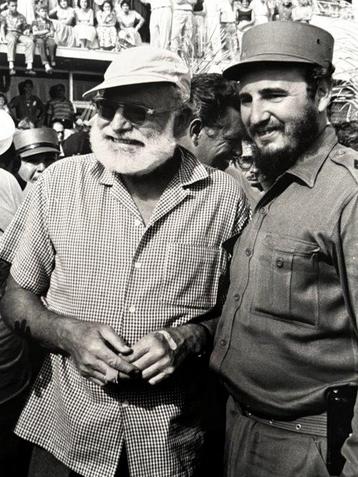 Alberto Korda (1928-2001). - (XXL) Ernest Hemingway y Fidel
