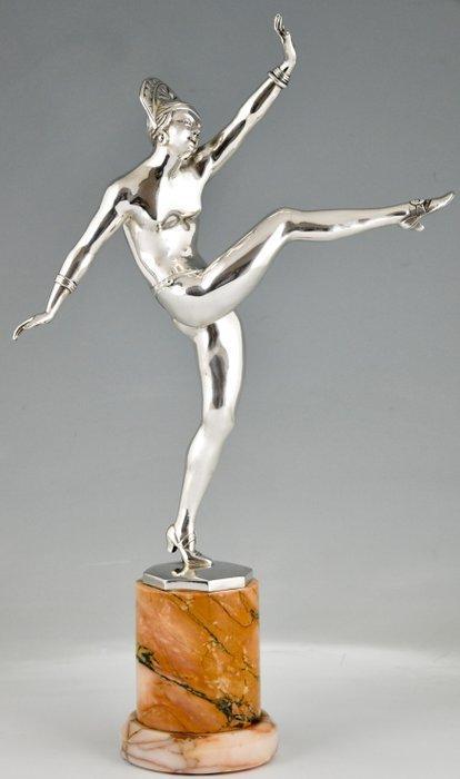 J. P. Morante - Sculpture, Danseres High Kicker - 44.5 cm, Antiek en Kunst, Antiek | Meubels | Stoelen en Sofa's