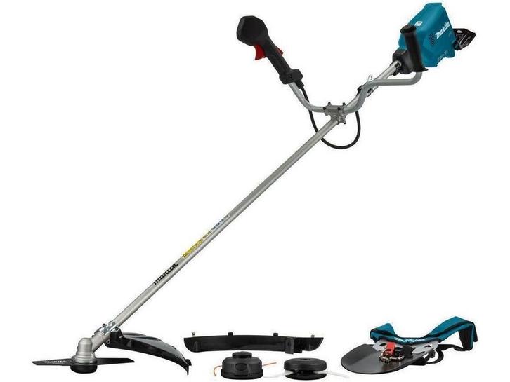 Makita DUR369AZ - Accubosmaaier - 2x18 V motor - Turquoise, Huis en Inrichting, Woonaccessoires | Overige, Zo goed als nieuw, Verzenden