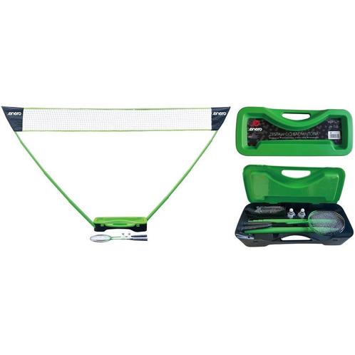 Badminton set - 2 rackets met net en shuttle, Sport en Fitness, Badminton, Nieuw, Ophalen of Verzenden