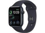 Apple Watch SE (2022), 44mm, GPS Zwart (Zwart), Verzenden, Zo goed als nieuw