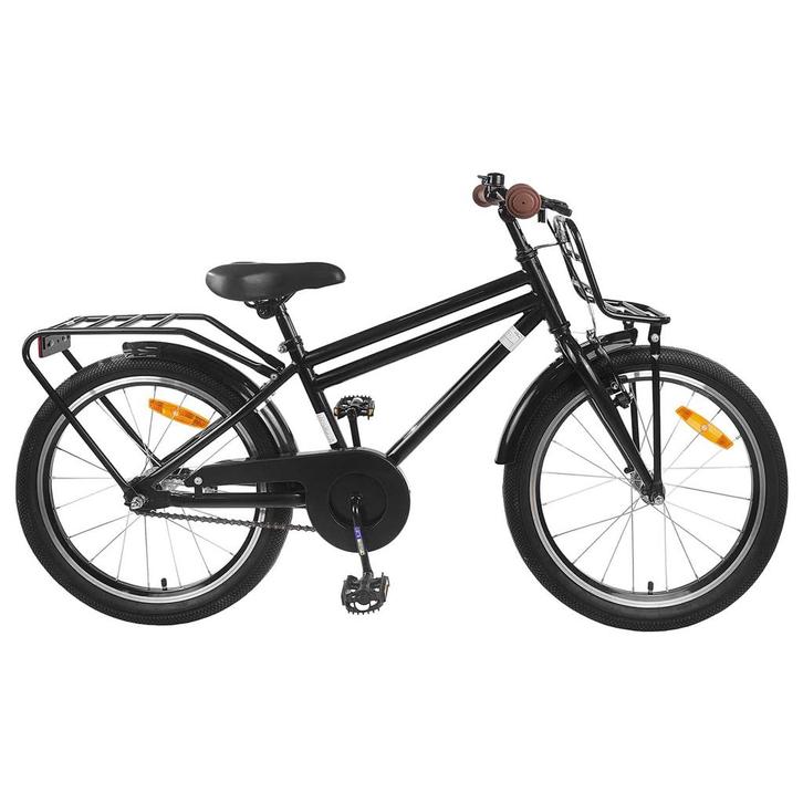 vidaXL Kinderfiets 20 Inch voor 6-11 jaar oud Zwart, Vélos & Vélomoteurs, Vélos | Vélos de course, Envoi
