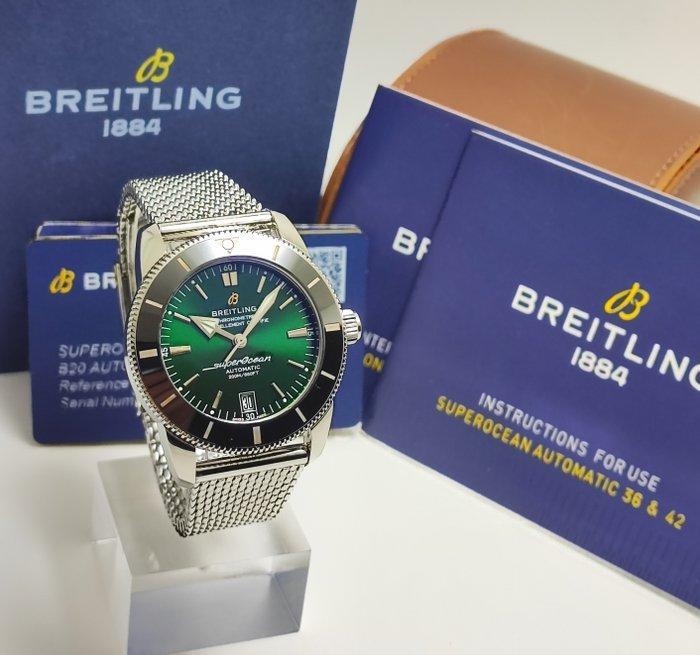 Breitling - Superocean Heritage II “Green Dial” -, Handtassen en Accessoires, Horloges | Heren